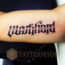 Actually, our anagrammer even works on a name. Ambigram Tattoo Tattoo4you