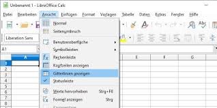 The program is easy to use and contains most, if not all of the commonly used features found in spreadsheets such as microsoft excel. Libreoffice Gitternetzlinien Einblenden Und Ausblenden Gitterlinien Anzeigen Tuhl Teim De