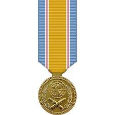 Republic Of Korea War Service Anodized Miniature Medal Miniatures Medals Military Medals