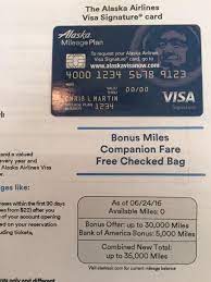 This card offers $100 statement credit, 40,000 bonus miles as well as alaska's famous companion fare after you make $2,000 or more in purchases within the first 90. Targeted 35 000 Bank Of America Alaska Airlines Offer Doctor Of Credit