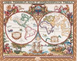 Map cross stitch pattern world map silhouette rose flower counted cross stitch chart modern decor pdf instant download 025 17 2. Amazon Com Janlynn Cross Stitch Kit 15 Inch By 18 Inch Olde World Map