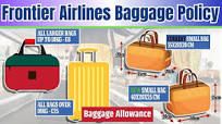 How much Bags/Luggage is allowed in a Frontier Airlines? Baggage Rules |  What should you not carry?