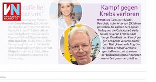 Der preisgekrönte cartoonist martin perscheid ist mit 55 jahren gestorben. Zkwcoxztpb64vm