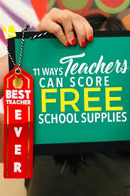 Teachers Get Free School Supplies With These 8 Resources In 2020 School Supplies For Teachers Free School Supplies School Supplies
