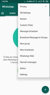 Then goto 2nd option main/chat screen then select option 2.5 contact onlinetoast. Gbwhatsapp Apk Download V16 60 July 2021 Latest Version Official