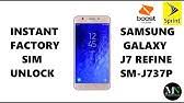 Do not select the network you want to use. Como Desbloquear Samsung Galaxy J7 Refine Sm J737p Sprint Boost Mobile Youtube
