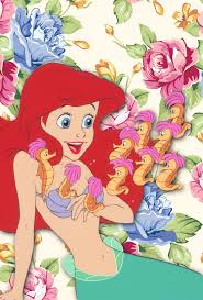 Disney The Little Mermaid Ariel Floral Disney Princess Iphone Background Ariel And Eric Iphone Wa Disney Wallpaper Disney Background Ariel The Little Mermaid