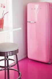 Strawberry Ice Cream Pink Fridge Pink Refrigerator Pink Kitchen