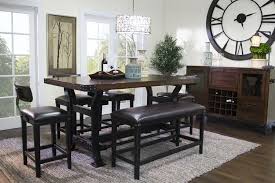 Iron Works Counter Height Dining Room Media Image 1 Dining Room Table Set Modern Wood Dining Room Booth Dining Table
