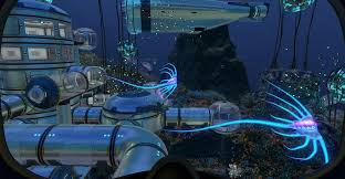 Subnautica Developer Explains Why He Won T Add Guns To The Game Steampunk City Star Wars Spaceships Subnautica Concept Art