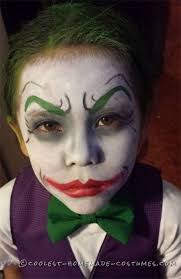 15 Cool Halloween Makeup Ideas For Kids 2018 Kinder Schminken Cool Halloween Ideas Kids K Halloween Makeup For Kids Halloween Boys Diy Joker Costume