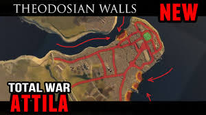 The water, once in, was retained by a series of dams. Total War Attila Theodosian Walls Analysis Youtube