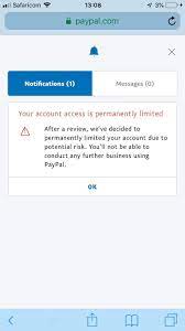 Paypal is the world's leading online payment processor. Paypal Limited My Account For No Reason Paypal