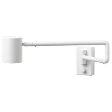 nymane wandlamp draaibare arm vaste instal wit ikea lampada a muro idee ikea lampade