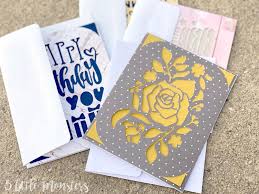 Free printable birthday card inserts. 5 Little Monsters Make Your Own Card Inserts For Cricut Joy
