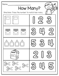 This Back To School Math And Literacy Packet Is Perfect For The Beginning Months Kindergarten Math Worksheets Kindergarten Math Free Preschool Math Worksheets
