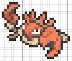 99 Kingler Minecraft Pixel Art Pixel Art Design Pixel Art