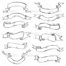 How to draw a ribbon banner.you can enhance your art skills by taking our step by step tutorial on how to draw a ribbon banner. Sketch Ribbons Banner Drawing How To Draw Hands Drawings