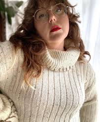 Vintage 90s Oversized Speckled Oatmeal Turtleneck by S.N.O.W. Something New  Out West