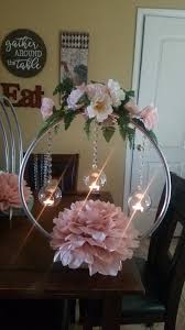 Hula Hoop Centerpiece Diy Wedding Decorations Quinceanera Decorations Centerpieces Wedding Floral Centerpieces