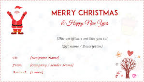 Christmas Gift Certificate Template Free Download In 2020 Christmas Gift Certificate Gift Certificate Template Christmas Gift Certificate Template