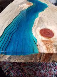 Sold Epoxy Stream Coffee Table Coffee Table Live Edge Coffee Table Etsy In 2021 Wood Resin Table Amazing Resin Wood Table Design