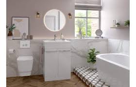 Morina White Gloss 800mm Wall Hung Vanity Unit No Top Bathroom Deals Uk