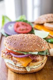 Tequila Lime Chicken Burgers With Bacon And Cheddar Recipe Chicken Burgers Food Tequila Lime Chicken
