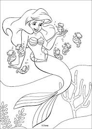 Coloring Page Ariel The Little Mermaid Ariel The Little Mermaid Mandala Kleurplaten Kleurplaten Zeemeerminkunst