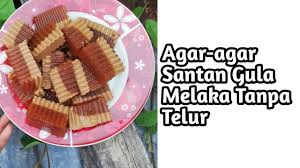 10 gram serbuk agar agar 900 ml air 250 ml santan 300 gram gula. Resepi Agar Agar Santan Gula Melaka Tanpa Telur Youtube