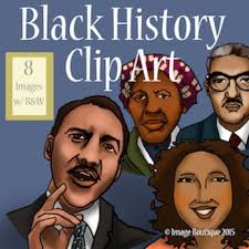 Black And White African American Clip Art Black African American History Month Clip Art African American History Month African American History American History