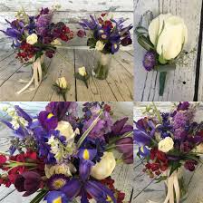 Ideas to choose iris wedding bouquet for your wedding. An Iris Bouquet With A Wildflower Feel And Tons Of Purple And Touches Of Blue White And Fireweed Red Wedding Bouquets Wedding Flowers Iris Bouquet