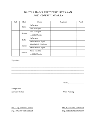 Maybe you would like to learn more about one of these? Daftar Hadir Piket Perpustakaan