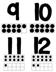 Free Ten Frames Flash Cards 1 40 Flashcards Math School Kindergarten Math