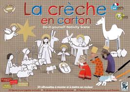 La Creche En Carton September 2011 En 2020 Creche Nativite Carton