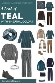 Capsule Wardrobe Color Palette A Touch Of Teal With Six Neutral Colors The Vivienne Files Capsule Wardrobe Capsule Wardrobe Mom The Vivienne