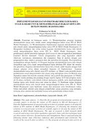 Materi pokok kami kali ini akan membahas tentang karya tulis ilmiah, hal ini tulis merupakan karya dari tulisan yang dibagi menjadi beberapa karya tulisnya. Https Ejournal Uin Malang Ac Id Index Php Jpips Article Download 7331 7298