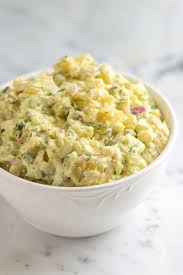 Easy Creamy Potato Salad With Tips Recipe Potatoe Salad Recipe Potato Salad Recipe Easy Easy Potato Salad