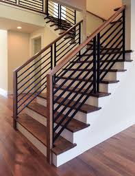 Railings will enhance the appearance of any stairs and add a beautiful touch to your home. Linear Stairways Lj Smith Stair Systems Home Stairs Design Stairs Design Modern Modern Stairs