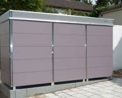 Mulltonnenbox Mullbox Aus Metall Oder Edelstahl Garten Q Gmbh Mulltonnenbox Mulltonnenhaus Gartenschrank
