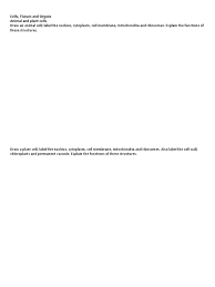 Not found in animal cells, the cell wall helps to provide support and protection for the cell. Gcse Biology Pdf