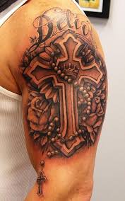 Maybe you would like to learn more about one of these? Cross With Roses By Scottso Tattoonow