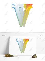 Shop exclusive designer gold v alphabet with chain for men and women online. Creative Gradient English Letter Design V Ai Images Free Download 1369 1024 Px Lovepik