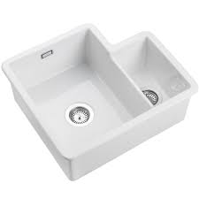 We stock many styles, so you'll find what you need. 1 3 Bowl Undermount White Ceramic Kitchen Sink Rangemaster Rustiqe Crub3314wh Appliances Direct
