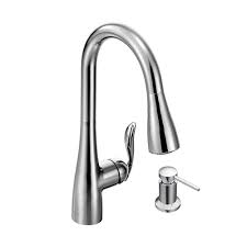 Signaturehardware.com has been visited by 10k+ users in the past month Moen Arbor Single Handle Pull Down Sprayer Kitchen Faucet With Reflex And Soap Lotion Dispenser In Chrome Arborch Soapdisp The Home Depot
