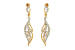 Princess Cut Diamond Hoop Earrings