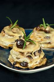 Small Lasagne Starters With Mushrooms And Ricotta Recipes Food Yummy Food