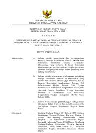 Berlaku untuk pencalonan anggota bpd di desa. Sk Panitia Pemilihan Rtf