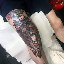 90 Knee Tattoos For Men Ultracooltattoos Knee Tattoo Tattoos For Guys Leg Tattoos