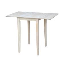 International Concepts Unfinished Bardwell Small Drop Leaf Dining Table Walmart Com In 2020 Solid Wood Dining Table Drop Leaf Dining Table Dining Table